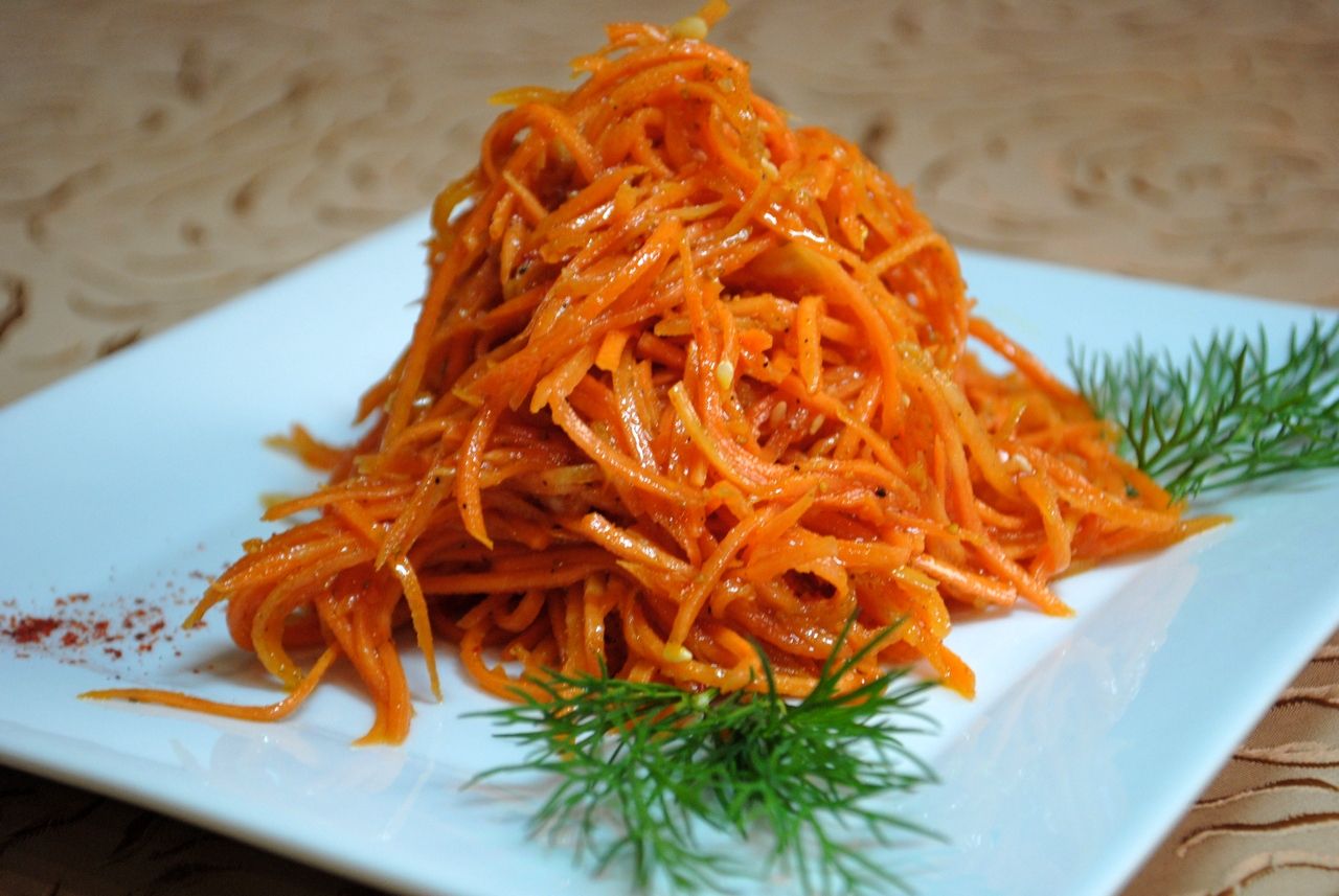 Рецепт моркови по-корейски на зиму.